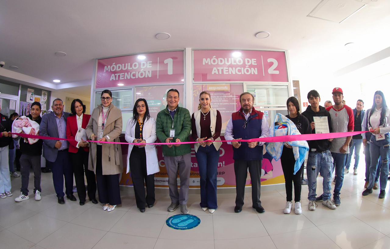 Marisol Rosso aperturó el módulo del Registro Civil dentro del Hospital Materno Infantil para agilizar el trámite del acta de nacimiento